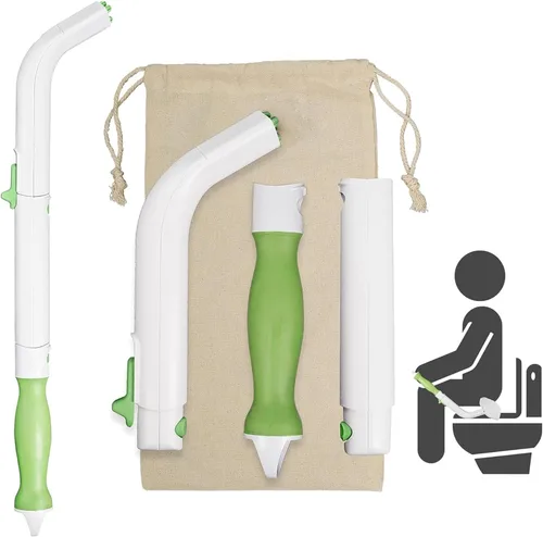 Miniatura 11 de FreedomWand Ayudas de inodoro multiusos: 14.5 pulgadas, herramienta de limpieza para mujeres y hombres, herramienta de limpiaparabrisas de glúteos