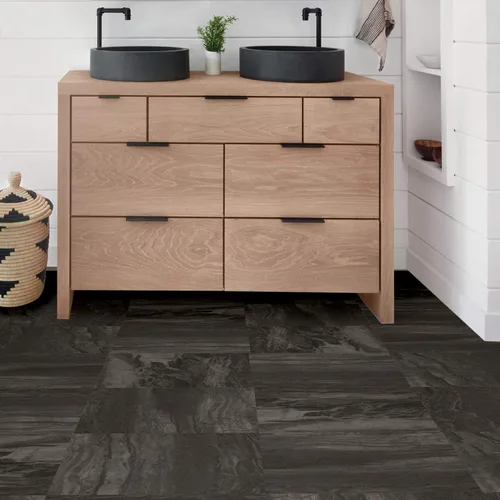 Miniatura 8 de FloorPops FP3328 Raven - Azulejos de suelo para despegar y pegar, color negro (paquete de 2)