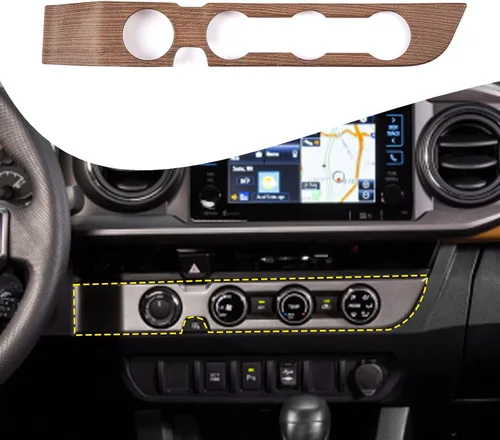 Miniatura 14 de Lcojicep Cubierta de panel de botón de aire acondicionado, accesorios de automóvil compatibles con Tacoma 2016-2020
