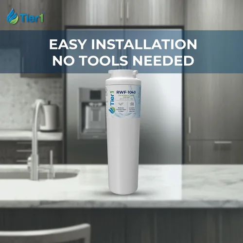 Miniatura 8 de Tier1 Filtro de agua para refrigerador RWF1040 UKF8001 Reemplazo para Whirlpool EDR4RXD1, Maytag 4396395, rwf0900a, fl-rf07, fmm-2 Hasta 6 meses