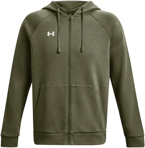 Miniatura 5 de Under Armour Rival - Sudadera de vellón para hombre, con capucha y cierre con cremallera completa