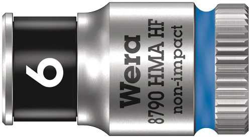 Miniatura 14 de Wera Belt 1 Zyklop 1/4" Juego de llaves de tubo con función de retención métrica 05003880001