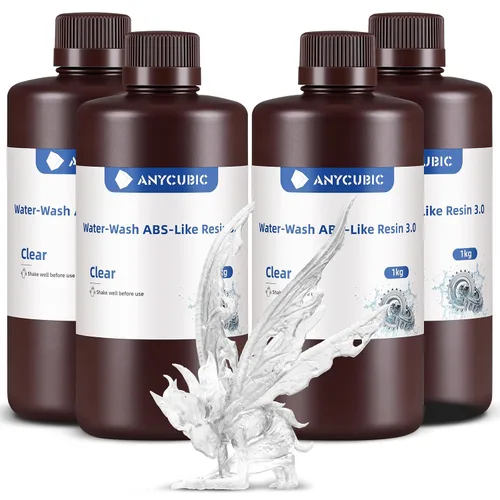 Miniatura 19 de ANYCUBIC Resina lavable con agua ABS-Like 3.0, resina para impresora 3D, alta dureza y alta precisión, fácil de procesar posteriormente, bajo olor