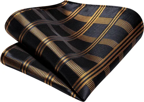 Miniatura 182 de Dubulle Corbata tejida de cachemira para hombre y gemelos de pañuelo para hombre, conjunto de gemelos para boda formal y negocios