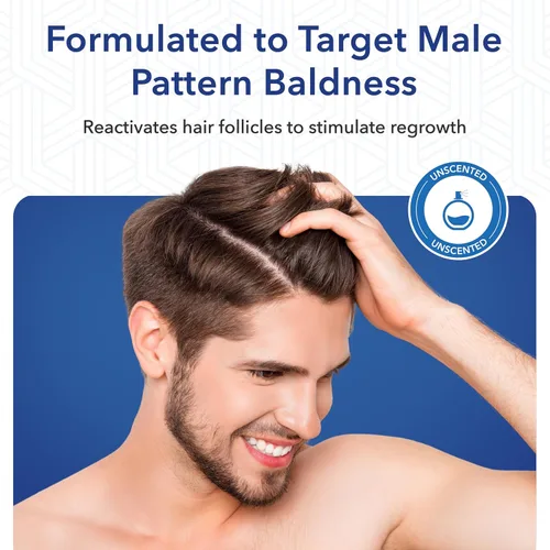 Miniatura 7 de Hair Regen Minoxidil Foam para hombres 5% - Tratamiento de crecimiento del cabello para hombres para él - Espuma tópica Minoxidil para hombres