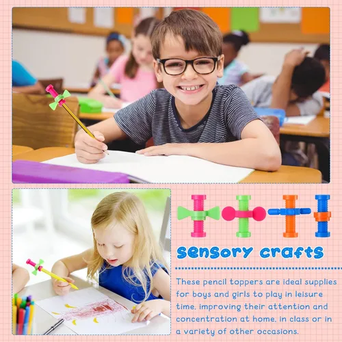 Miniatura 5 de 36 piezas de plástico para aliviar la ansiedad y aliviar el estrés, necesidades educativas especiales, aula