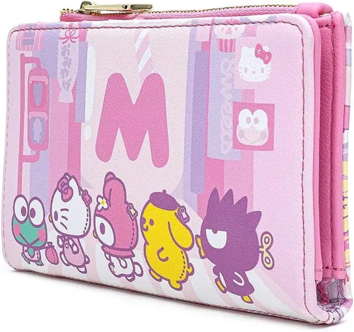 Miniatura 2 de Loungefly x Sanrio Hello Kitty Kawaii - Cartera con solapa estampada, Varios colores, Cartera con cremallera