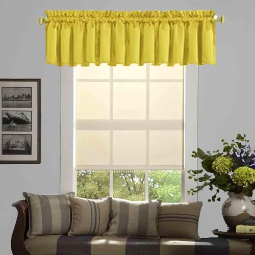 Miniatura 22 de Cortinas de cocina negras Ladity - 2 paneles de cortinas cortas opacas, 36 pulgadas, privacidad, niveles de café, cortinas de granja para ventana