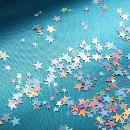 Miniatura 3 de Hestya Confeti de 60 g de estrella con purpurina, confeti de mesa de papel metálico para Navidad, fiesta, boda, festival, decoraciones