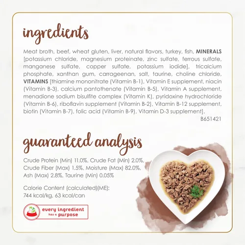 Miniatura 5 de Purina Fancy Feast Gourmet Naturals - Alimento húmedo para gatos, receta natural de carne de res en salsa concentrada para gatos
