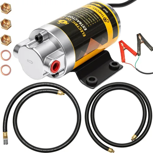 Miniatura 11 de Bomba extractora de aceite eléctrica, bomba de transferencia de aceite de 12/24 V 100 W, bomba de aceite a prueba de fugas para cambio de aceite