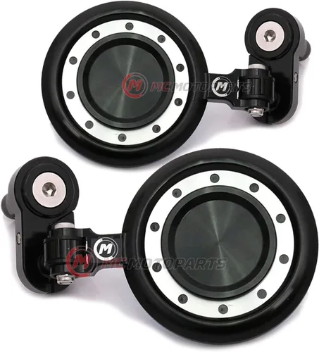 Miniatura 5 de MC MOTOPARTS Espejos de extremo de barra REACTOR azules compatibles con Z800 Z1000 Ninja 650R ZX-6R Ninja 636 KLE 650 NINJA 250 R