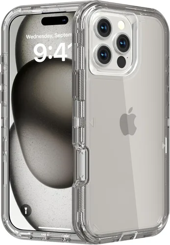 Miniatura 13 de Follaroma para iPhone 11, Funda Resistente a Prueba de Golpes, Protección Anti-Caída, Funda Protectora Transparente de Doble Capa Compatible