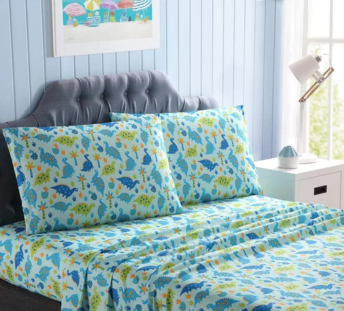 Miniatura 11 de Kute Kids - Juego de sábanas supersuave, fabricado con diseños y personajes especiales, incluye funda(s) para almohada; en tamaño Twin, Full y Queen