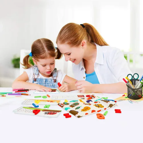Miniatura 6 de SpringFlower See & Spell - Juguete de letras a juego, juguete educativo de aprendizaje para niños y niñas de 3, 4, 5, 6 años, actividades