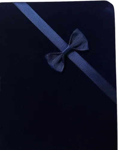 Miniatura 4 de Caja de regalo para joyería, collar, pendiente y pulsera, XL, azul marino