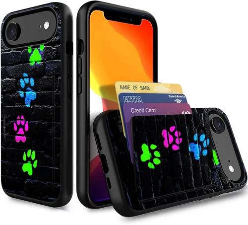 Miniatura 36 de Funda para iPhone Air, funda tipo cartera con ranura para tarjeta oculta, a prueba de golpes, TPU y PC, funda protectora de doble capa para iPhone