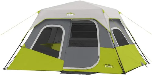 CORE Tiendas de campaña instantáneas | Tienda de campaña familiar para múltiples habitaciones, para coche, camping, bolsillos de almacenamiento