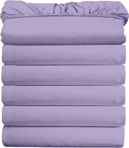 Miniatura 13 de Elegant Comfort Paquete de 6 sábanas bajeras ultrasuaves a granel – 1500 sábanas bajeras de microfibra de alta calidad hotelera, bolsillos profundos