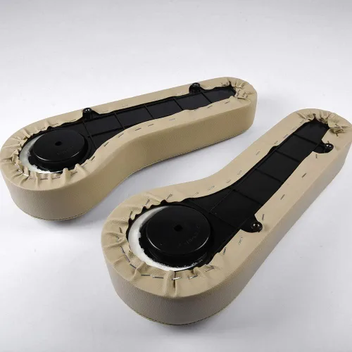 Miniatura 5 de Un par de reposabrazos de asiento trasero con portavasos de repuesto universal para EZGO, para Club Car, para Yamaha y otros modelos de carrito
