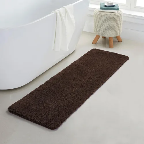 Miniatura 66 de YHF - Alfombras de baño de 20 x 32 pulgadas, extra gruesas y suaves, de microfibra peluda, lavables a máquina, alfombras de baño absorbentes, tapete