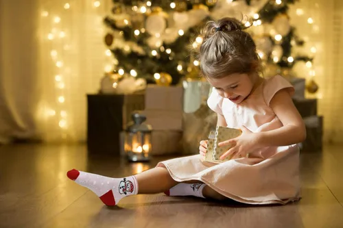 Miniatura 3 de Calcetines SkiBeaut para niño, 12 pares de calcetines antideslizantes para niño, calcetines de algodón con adherencia para niños de 1-3 3-5 5-7