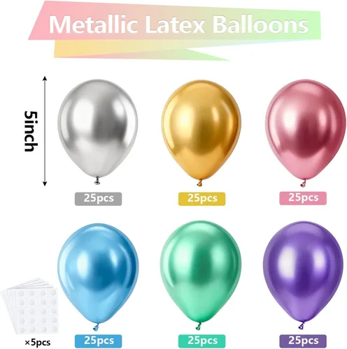 Miniatura 84 de Bezente - Globos de 5 pulgadas de látex redondos pequeños para revelación de género, despedidas de soltera, cumpleaños, bodas y aniversarios, aptos
