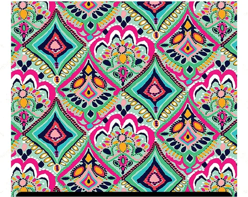Miniatura 2 de HTV con estampado tribal y azteca (19.66 x 36 pulgadas), diamante africano