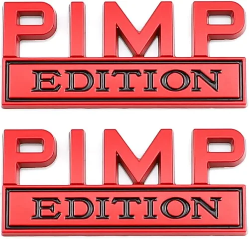Miniatura 58 de Fuck IT Edition, emblema para el lado del coche, parte trasera, capó, puerta del maletero, 3D, para F 150, F250, F350, Silverdo, 1500, 2500, Sierra