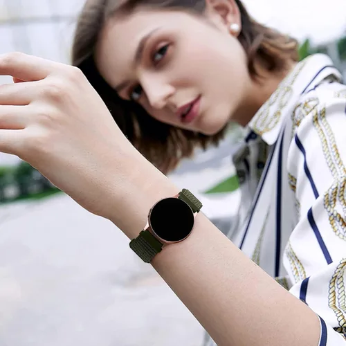 Miniatura 5 de DaQin Compatible con Samsung Galaxy Watch 7, 6, 5, 4, 1.575 pulgadas, 1.732 pulgadas, correa deportiva ajustable de nailon suave de 0.787 pulgadas