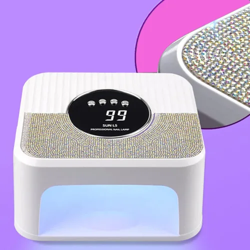 Miniatura 5 de Lámpara de uñas LED UV de 268 W, gel para esmalte de uñas, secadora UV con 4 temporizadores, 45 cuentas de lámpara y sensor automático, herramientas