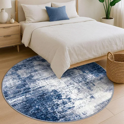 Miniatura 268 de IOHOUZE Alfombra abstracta lavable de 3 x 12 pies para pasillos, antideslizante para cocina, camino de entrada de lana sintética para interiores
