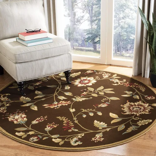Miniatura 39 de SAFAVIEH - Alfombra de acento de la colección Lyndhurst, 3'3" x 5'3", color negro y multi, diseño floral tradicional, no desprende pelusa y de fácil