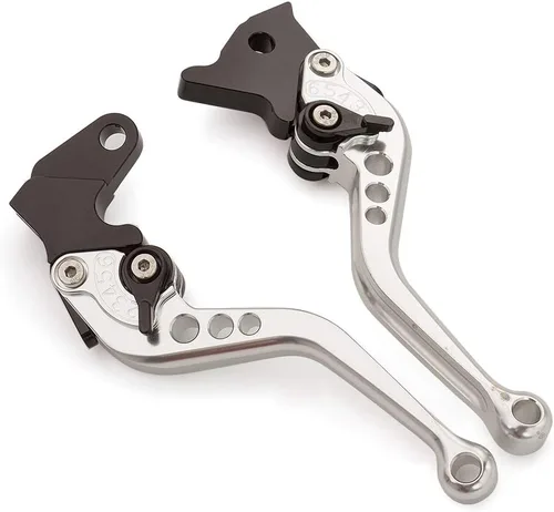 Miniatura 16 de Palancas de Freno y Embrague CNC Compatibles con RE Classic 350 350cc Meteor 2021-2025, Super Meteor 650 2023, Hunter 350 HNTR 2022-2024 Negro Largo
