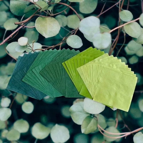 Miniatura 4 de 50 hojas de papel de morera de fibra natural de 6 x 6 pulgadas, hojas cuadradas de papel de origami para manualidades, papel para plegado