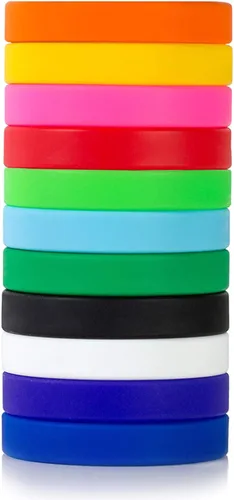 Miniatura 2 de MZZJ 11 Pack-Religious Christian Cross Motivational Faith Inspirational Bracelet 12MM 100% Silicone Waterproof Outdoor Sport Band,Encouragement