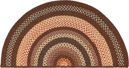 Miniatura 17 de Safavieh Braided Collection BRD313A tapete de lana hecho a mano color café, Algodón Marrón (Brown/Multi)