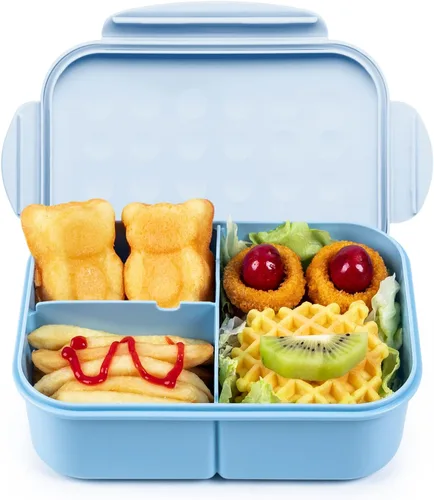 Miniatura 9 de MISS BIG® Lonchera Bento para adultos, fiambrera, a prueba de fugas, sin BPA y sin tintes químicos, para lavavajillas y microondas
