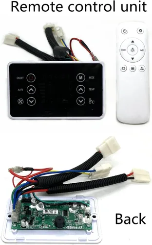 Miniatura 6 de Kit de aire acondicionado de 12 V CC, aire acondicionado caliente y frío de doble uso, adecuado para RV, camión, coche de granja, furgoneta