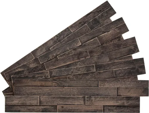 Miniatura 7 de Paneles de madera (marrón mezclado)