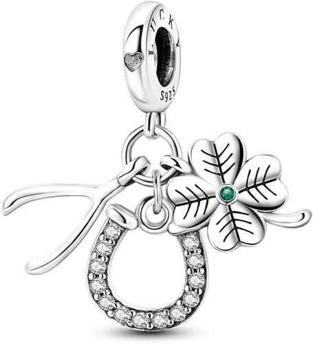 CYCUFF Abalorios de plata de ley 925 adecuados para collares de dijes, pulseras, abalorios, joyería de regalo para mujeres, familiares y amigas