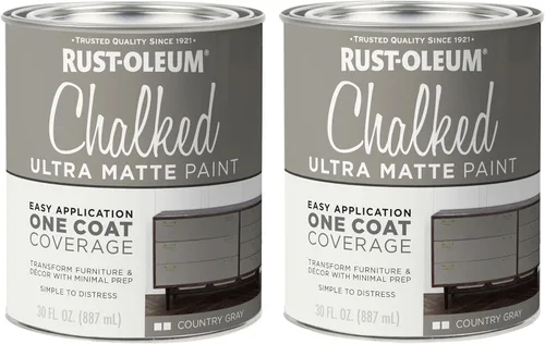 Miniatura 12 de Rust-Oleum - Pintura a la tiza en aerosol ultramate de 12 onzas (paquete de 1), color carbón, 302590