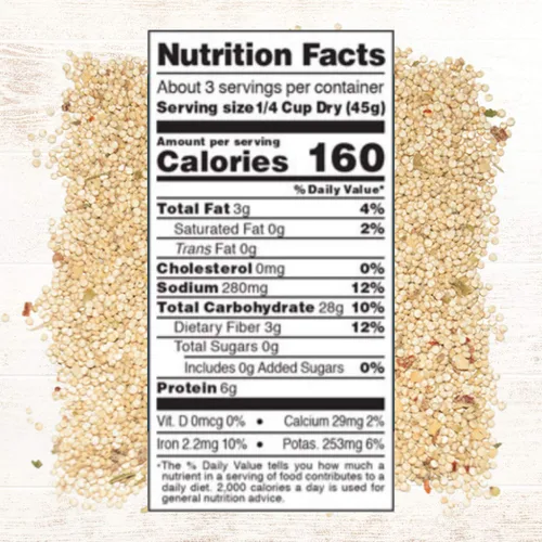 Miniatura 4 de Roland Foods Quinua mediterránea sazonada, bolsa de 5.46 onzas, paquete de 6