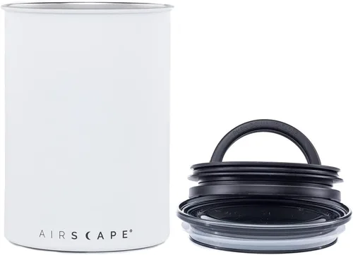 Miniatura 4 de Planetary Design Airscape® - Recipiente de café de acero inoxidable Contenedor de almacenamiento de alimentos Tapa interna patentada de émbolo