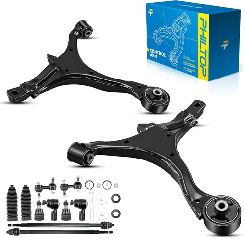 Miniatura 133 de PHILTOP Kit de suspensión delantera de 10 piezas, brazos de control inferiores con juntas de bola, eslabones de extremo de barra estabilizadora
