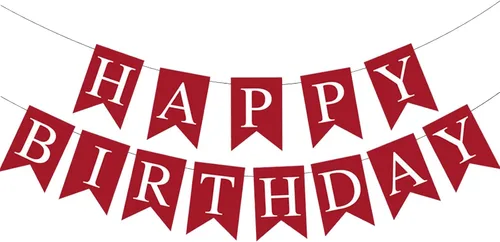 Miniatura 16 de Cartel de feliz cumpleaños suministros para fiesta de cumpleaños (B 1)
