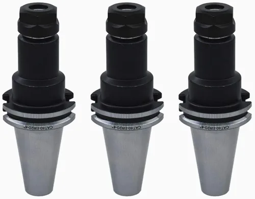 Miniatura 4 de Juego de 3 portaherramientas CAT40 ER20, longitud de 4 pulgadas/3.937 in, soporte para molino para máquina de grabado CNC, torno de fresado