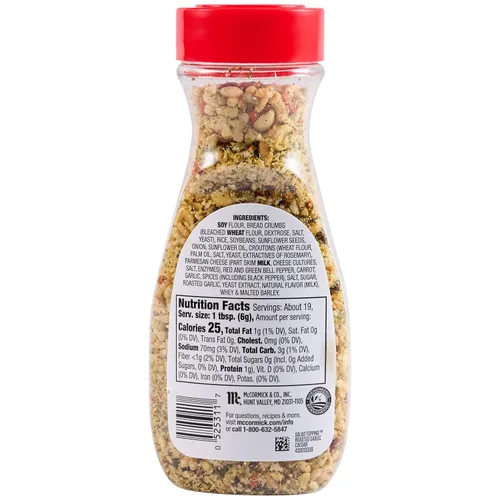 Miniatura 11 de McCormick Ensalada Toppins Ajo Asado César, 4.12 oz (Paquete de 6)