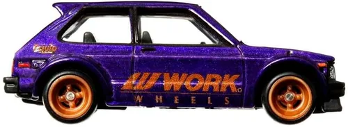 Miniatura 3 de Hot Wheels Vehículos Car Culture Circuit Legends para niños de 3 años en adelante, 81 Toyota Starlet Kp61, colección premium de vehículos a escala