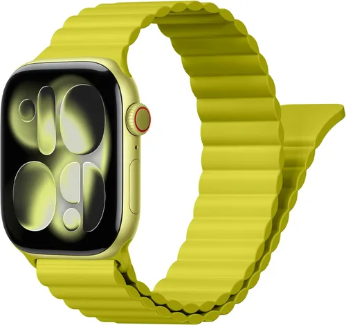 Miniatura 24 de BXUXOHS - Bandas deportivas magnéticas para Apple Watch de 40mm, 38mm, 41mm, 42mm, 44mm, 45mm, 46mm, iWatch para mujeres y hombres, correa